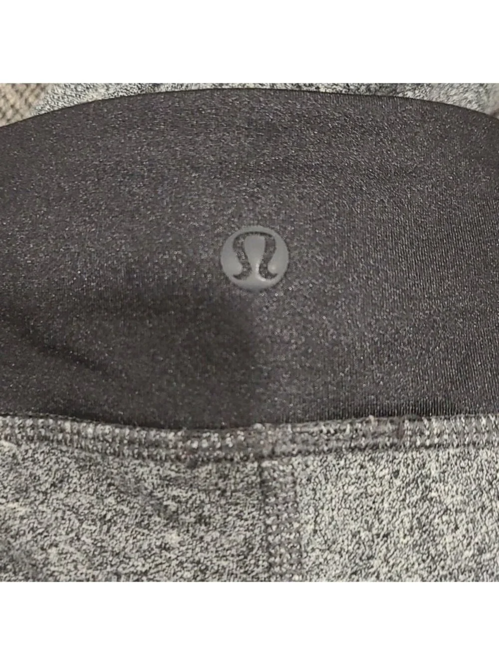 Lululemon Motivate Pant Heathered Speckled Black / Black